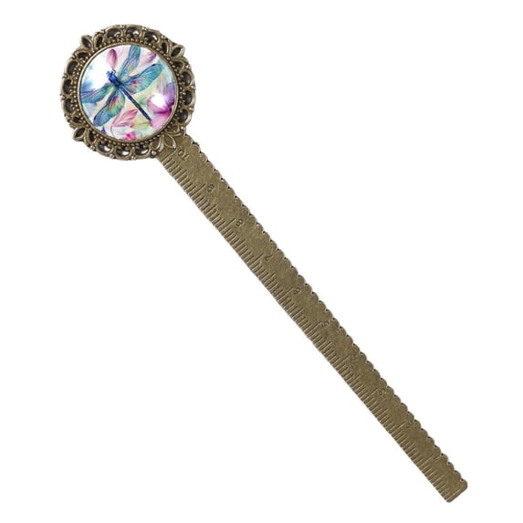 Dragonfly Book Lovers' Antique Bronze Lace Bookmark - Ideal Gift for Bookmarks and Book Marks