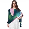 thumbnail image 1 of Dragonfly Breathable Chiffon Yarn Silk Scarf 180*73 - Light Translucent Shawl Wrap 28.7x70.86in, 1 of 6