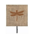 thumbnail image 1 of Dragonfly Burlap and Brown Leash Or Key Holder, 1 of 1