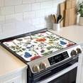 thumbnail image 1 of Dragonfly Butterfly Botanical Stove Top Cover for Electric, Glass Ceramic Stove Cover, Heat Resistant Flat Stovetop Protector, Dish Drying Mats for Kitchen, 1 of 7