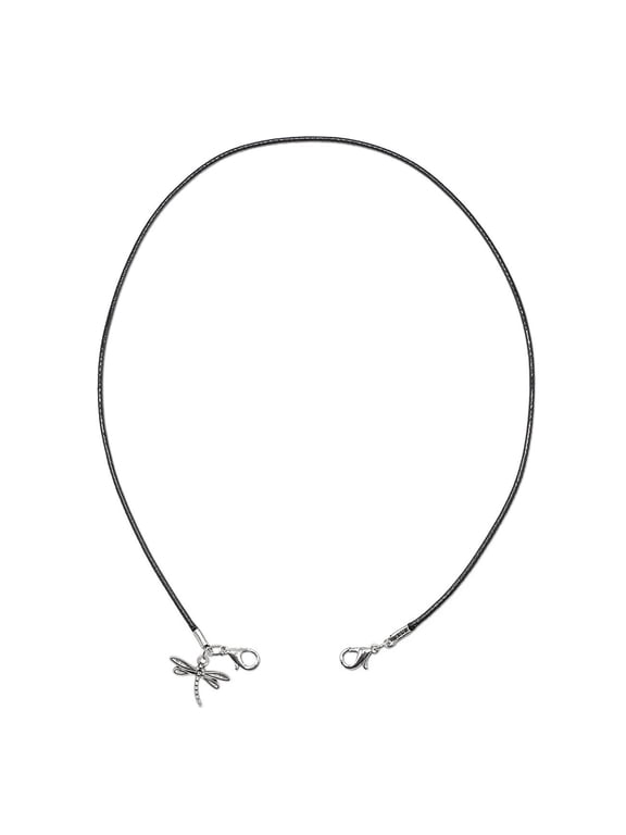 Dragonfly Charm - Face Mask Necklace, Mask Holder, Face Mask Lanyard