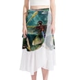 thumbnail image 1 of Dragonfly Chic Chiffon Beach Dress with Polyester Straps - Women's Beach Skirt, 1 of 6