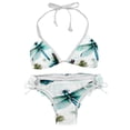 thumbnail image 1 of Dragonfly Chic One-Piece Swimsuits Bikini Set: Detachable Sponge, Adjustable Strap, Two-Pack, for Pools and Beaches, 1 of 6