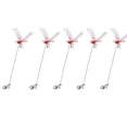 thumbnail image 1 of Dragonfly Clip Bug Repellent, Outdoor Dragonfly Rod Clip, 3D Artificial Fake Dragon Fly Clips, Multicolor Waterproof Dragonfly Hat Clips for Garden Stakes Decor（5Pcs-Red）, 1 of 6