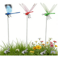 thumbnail image 1 of Dragonfly Clip Bug Repellent, Outdoor Dragonfly Rod Clip, 3D Artificial Fake Dragon Fly Clips, Multicolor Waterproof Dragonfly Hat Clips for Garden Stakes Decor（3Pcs-Random）, 1 of 9