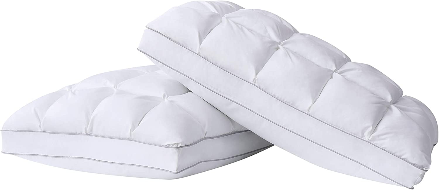 White Standard Size Down Alternative Gel Filled Pillows (Set of 2)