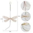 thumbnail image 1 of Dragonfly Crystal Sun Catcher Pendant,Crystal Prism Rainbow Maker Pendant,Suncatchers with Hanging Chain Glass Balls,Suncatchers for Window Home Office Garden Decor, 1 of 7