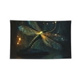 thumbnail image 1 of Dragonfly Dance Fireflies Art Four Hole Decorated Banner Flag for Garden Yard Home Decoration Indoor Outdoor 2x3 Ft, 1 of 7