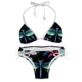 thumbnail image 1 of Dragonfly Detachable Sponge Adjustable Strap Bikini Set Two-Pack Swimsuit Suit Beach Pool Party, 1 of 6