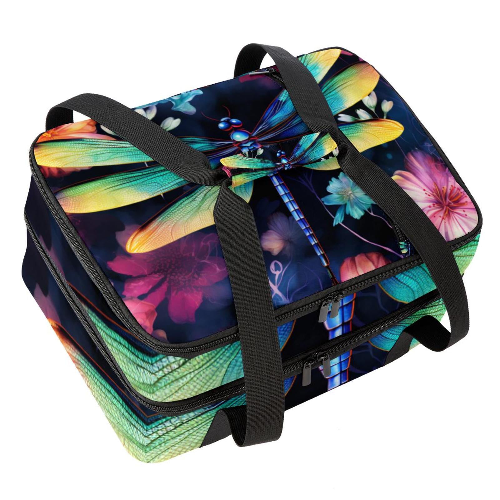 Lunch Tote Cooler Bag Delightful Dragonflies