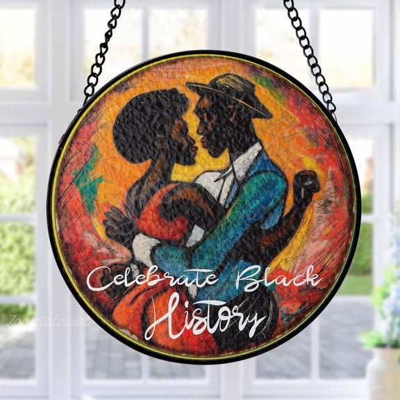 Dragonfly Floral Stained Glass Suncatcher Window Hanging Home Decor Gift