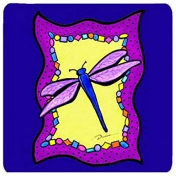 Dragonfly Foam Coasters - Set 4