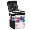 thumbnail image 1 of Dragonfly Foldable Car Trash Can with Lid - Leak-proof Hanging Storage Bag for Car Trash Bin, Car Garbage Can, 1 of 6