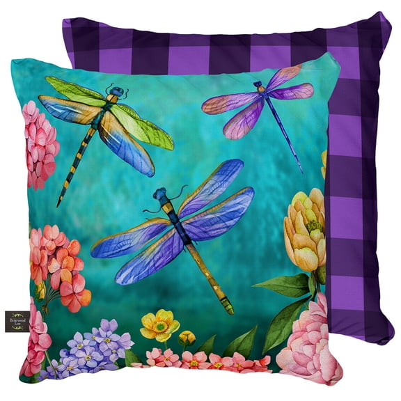 Briarwood Lane Dragonfly Garden Pillow
