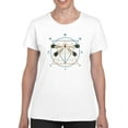 thumbnail image 1 of Dragonfly Graph T-Shirt Women -Smartprints Designs, Female x-Large, 1 of 4