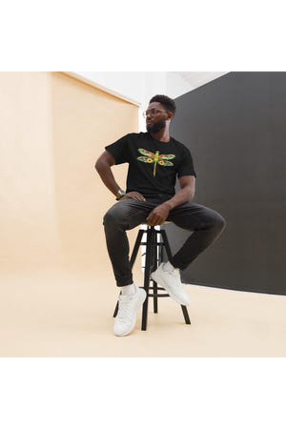 Dragonfly Graphic Tee: Unisex Cotton Bird Lover Shirt
