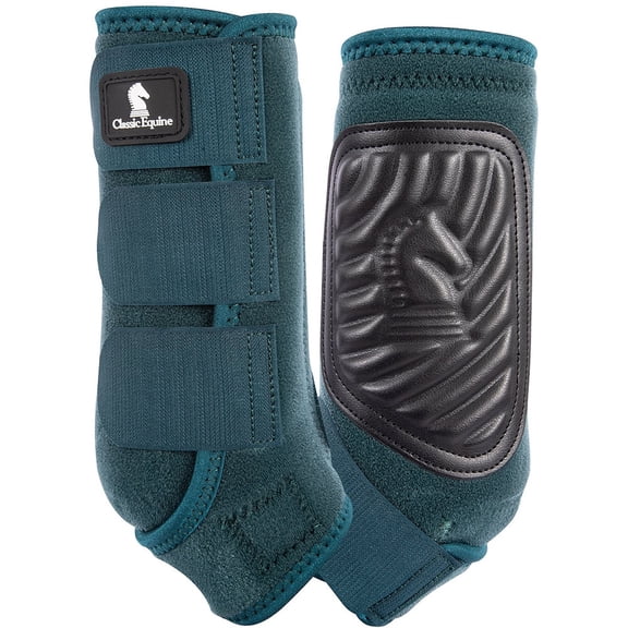 Classic Equine Dragonfly Green Classic Fit Front Splint Boots Dragonfly Green LARGE