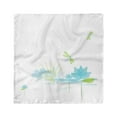 thumbnail image 1 of Dragonfly Head Scarf, Waterlily Nature Lake, Head Wrap, 3 Sizes, by Ambesonne, 1 of 2