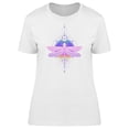 thumbnail image 1 of Dragonfly In Color Geometric  T-Shirt Women -Image by Shutterstock, Female x-Large, 1 of 2