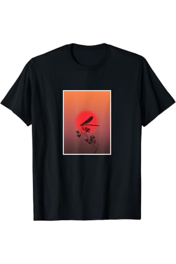 Dragonfly Insect Sunset Insect Lovers Dragonfly Gifts T-Shirt