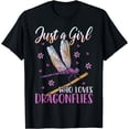 thumbnail image 1 of Dragonfly Just a Girl Who Loves Dragonflies T-Shirt, 1 of 3
