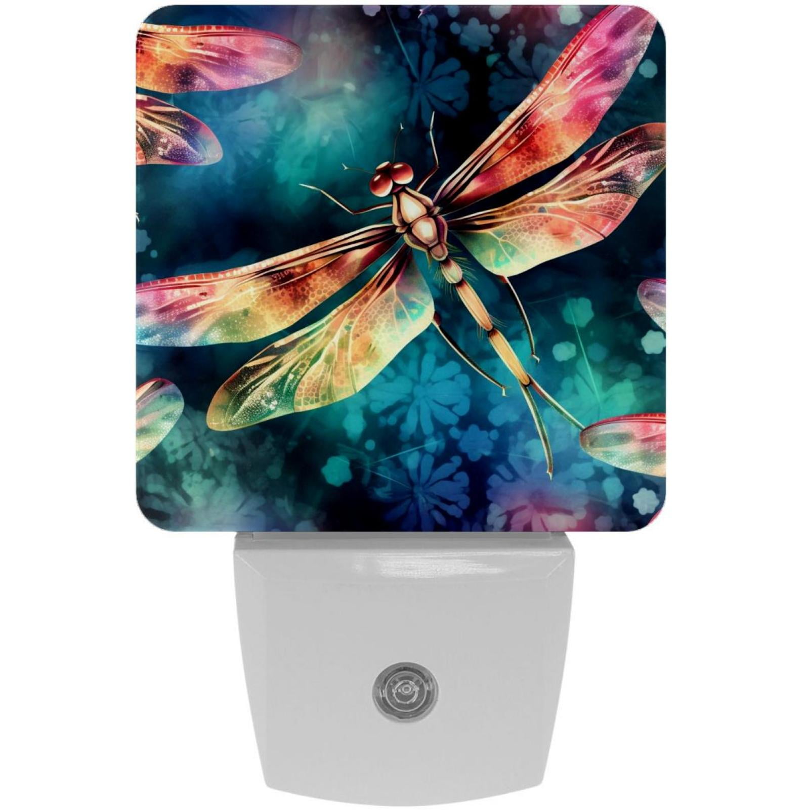 Dragonfly LED Square Night Light Energy Efficient and Stylish