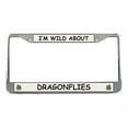 thumbnail image 1 of Dragonfly License Plate Frame (Chrome) 5 Year Warranty, 1 of 1