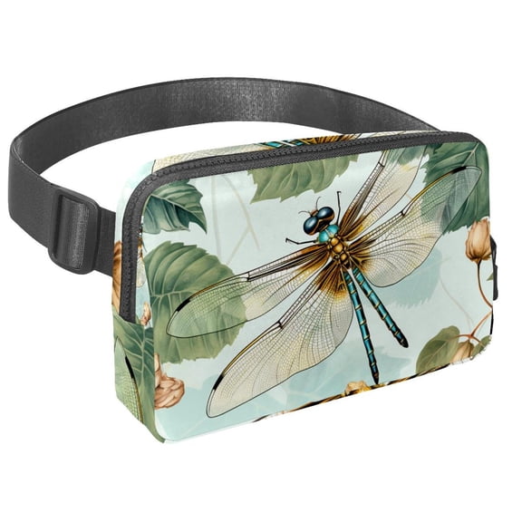Dragonfly Lightweight Adjustable Running Belt Waist Bag with Extension Strap - Unisex