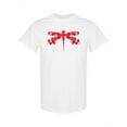 thumbnail image 1 of Dragonfly Made Of Flowers T-Shirt Women -SPIdeals Designs, Female 4X-Large, 1 of 4