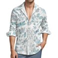 thumbnail image 1 of Dragonfly Mens Long Sleeve Button Down Shirts, Casual Men's Button Up Shirt with Pocket, 1 of 6