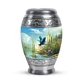 thumbnail image 1 of Dragonfly Miniature Urns For Human Ashes Women And Men, frog Small Keepsake Urn For Male And Female, Funeral Ash Urns Mini, Blue Urn For Human Ashes Adult Female Mom, Little,3 Inch, 1 of 7