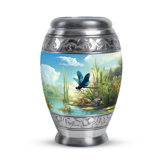 Dragonfly Miniature Urns For Human Ashes Women And Men, frog Small Keepsake Urn For Male And Female, Funeral Ash Urns Mini, Blue Urn For Human Ashes Adult Female Mom, Little,3 Inch
