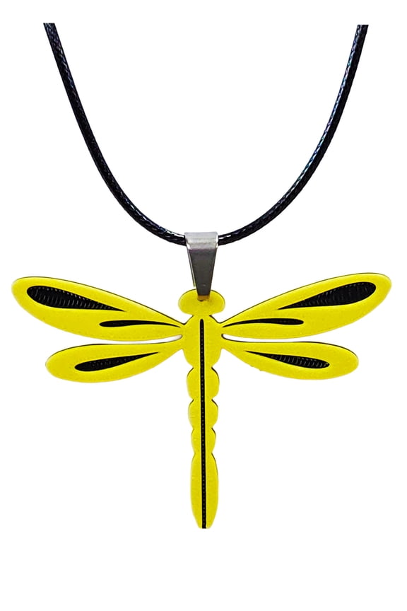 Dragonfly Necklace, Minimalist Pendant with 24-26 Inch Chain
