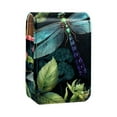 Dragonfly Portable Lipstick Case with Mirror, Compact Cosmetic Pouch