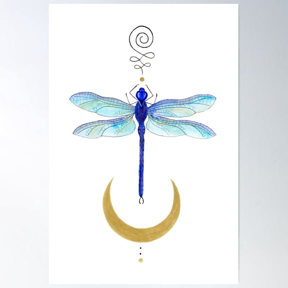 Dragonfly Poster Wall Art Modern Wall Decor For Living Room Bedroom