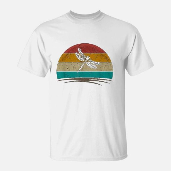 Dragonfly Retro Distressed Dragonfly Lover TShirt