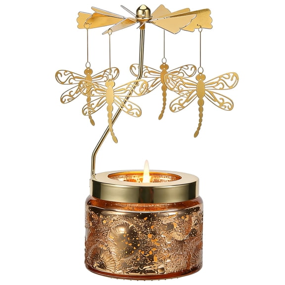 Dragonfly Rotatable Scented Soy Candle Home Decor Gift