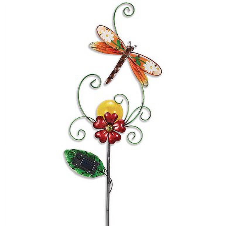 Dragonfly Solar Garden Stake