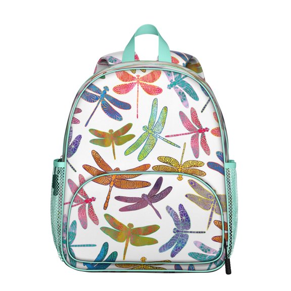 Dragonfly Student Backpack – Nature Lovers Insect Pattern Print Design For Student