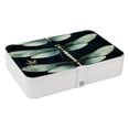 thumbnail image 1 of Dragonfly Stylish PU Leather Necklace Holder Jewelry Stand with Removable Compartment and Decorative Box - Portable Organizer, 1 of 6