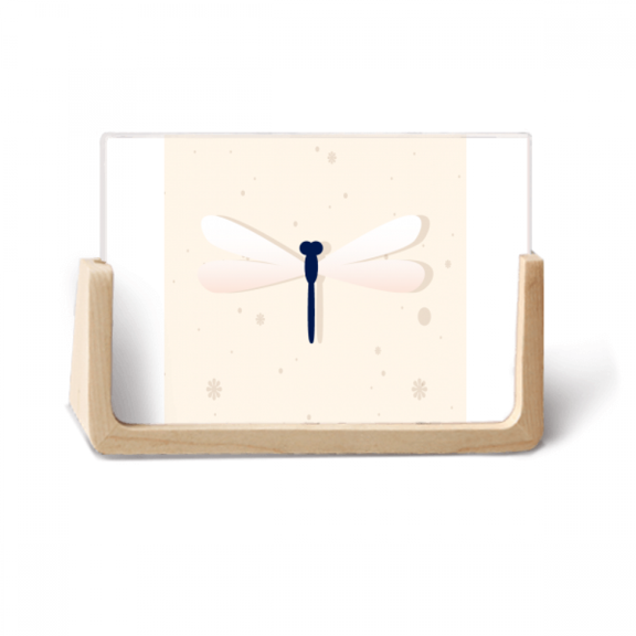 Dragonfly Symmery Cartoon Photo Wooden Photo Frame Tabletop Display