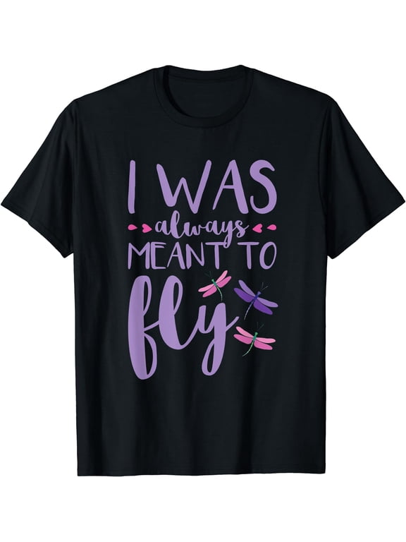 Dragonfly T-Shirt Black Large