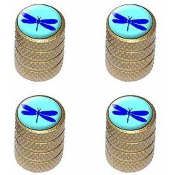 Dragonfly Tire Rim Wheel Aluminum Valve Stem Caps, Multiple Colors