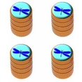 thumbnail image 1 of Dragonfly Tire Rim Wheel Aluminum Valve Stem Caps, Multiple Colors, 1 of 1