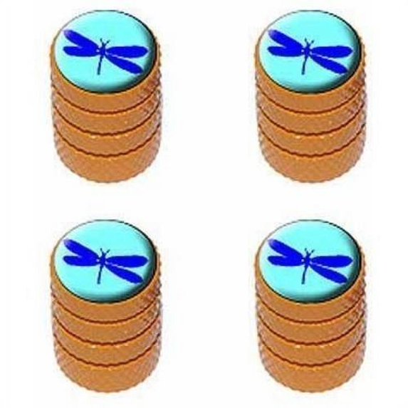 Dragonfly Tire Rim Wheel Aluminum Valve Stem Caps, Multiple Colors