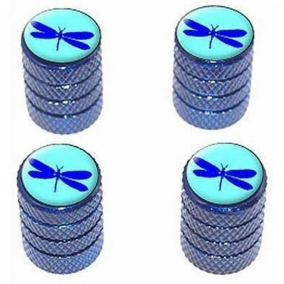 Dragonfly Tire Rim Wheel Aluminum Valve Stem Caps, Multiple Colors