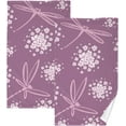 thumbnail image 1 of Dragonfly Towels Set of 2, Super Soft Absorbent Hand Towel Washcloth Bath Towels for Bathroom Hotel Kitchen Spa Gym 16 X 28 Inches, 1 of 7