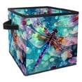 thumbnail image 1 of Dragonfly Toy Storage Bins - Foldable with Handle, 10.8"x10.5"x10.6", Large Capacity - Storage Cubes, Cube Organizer, 1 of 6