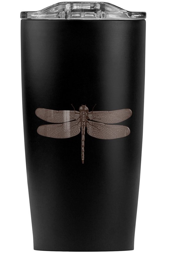 Dragonfly Vintage Insect Stainless Steel 20 oz Travel Tumbler, Vacuum Insulated & Double Wall with Leakproof Sliding Lid | Great for Coffee/Hot Drinks and Cold Beverages