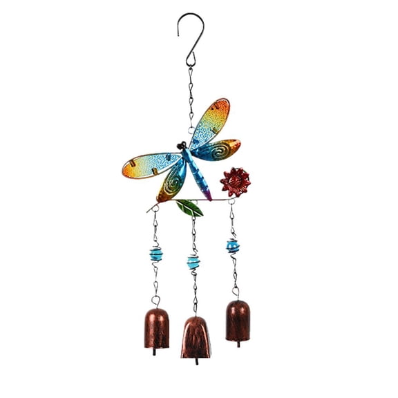 Dragonfly Wind Chimes,Metal Iron Windchimes Indoor/outdoor Hanging for Garden Decoration,Creative Handmade Wind-bell Sun Catcher Dragonfly Gifts for Home Porch Balcony Patio Patio &Women Gifts